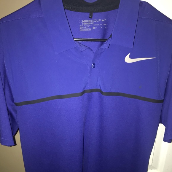 Nike Other - Nike Golf Shirt Polo Blue Medium